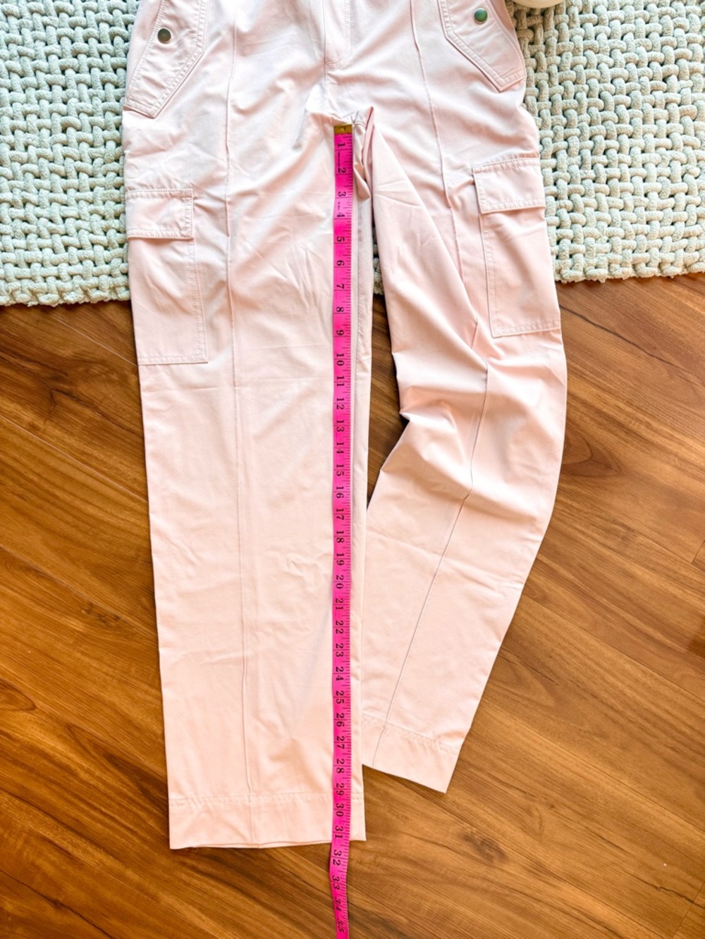 Athleta Light Pink Cargo Track Pants - Picture 10 of 16